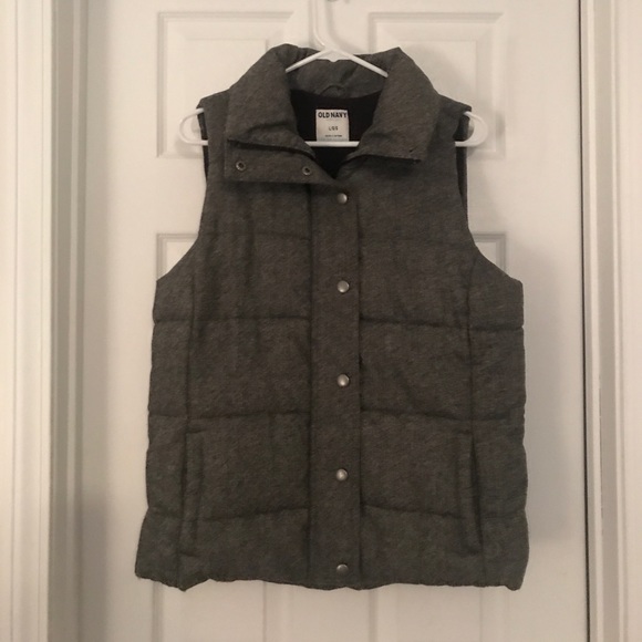 Fleece lined trendy grey vest - Picture 1 of 7